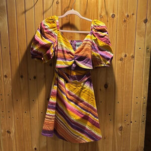 AUTUMN ADEIGBO mini cut out dress